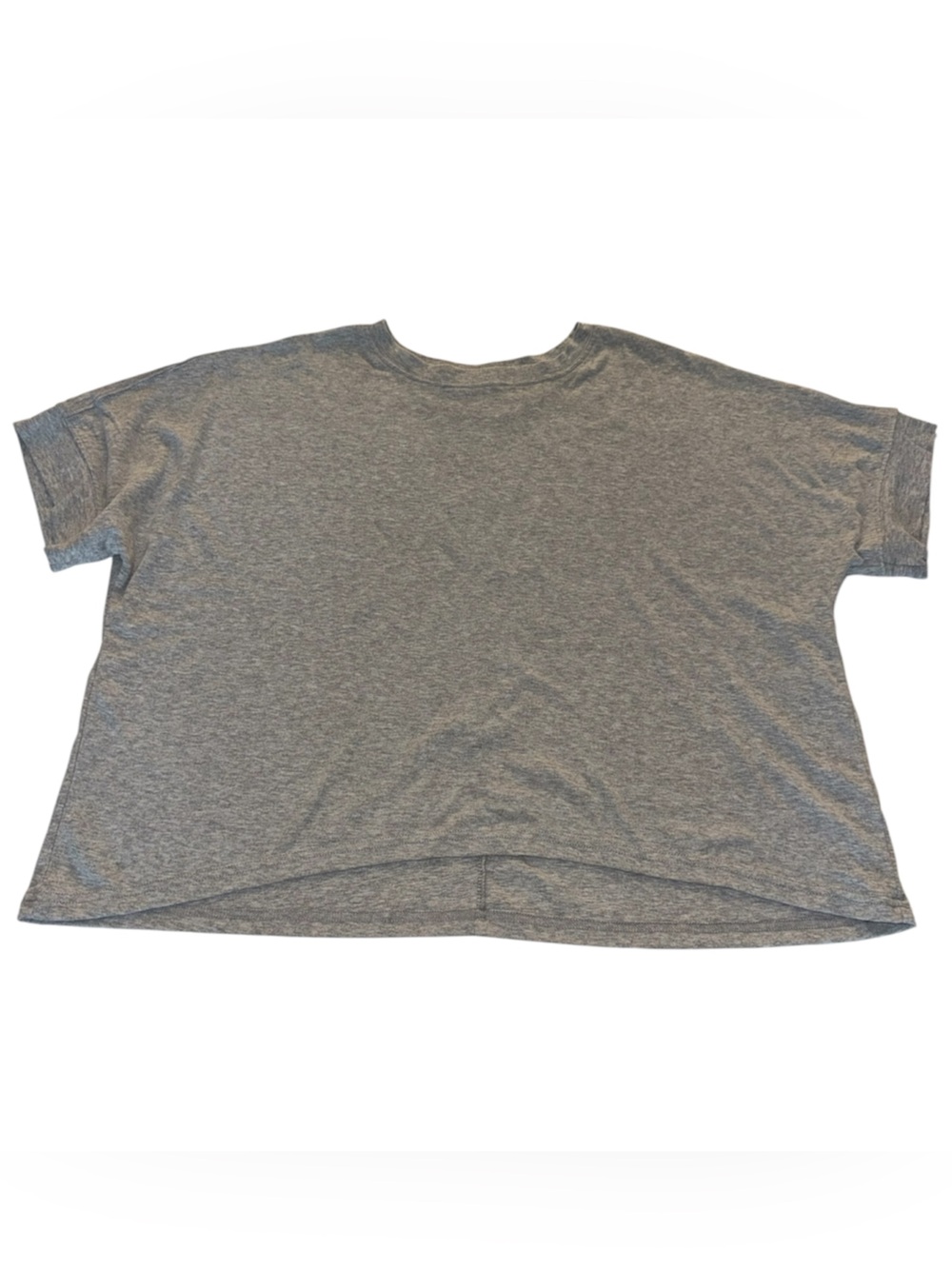 Dokotoo Essential Women's Gray Short-Sleeve T-Shirt M